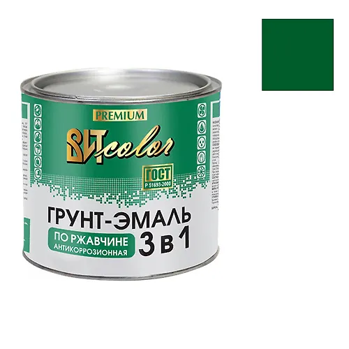 Grunt-emal po rzhavchine 3 v 1 VIT color (zelenaya 2,6 kg 