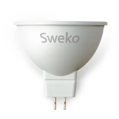 Svetodiodnaya lampa SWEKO 42 seriya 42LED-MR16-12W-230-6500K-GU5,3_1