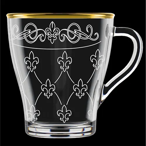 Kruzhka dlya chaya 250ml. art.1649-GZ Frantsuzkaya Liliya_1