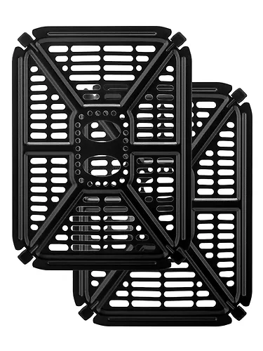 Aerogril Brayer 2050BR 2200 Vt, 10 l, 2 chashi, do 200 °C, semnaya reshetka, LED-displej, 8 programm_6