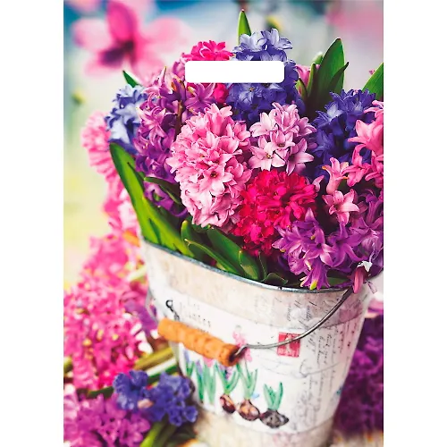 Paket PE s vyrubnoj ruchkoj 29h40sm (35) (Vesennie kraski) Artplast (h50/1000) 2200003888393 VUR59028_1