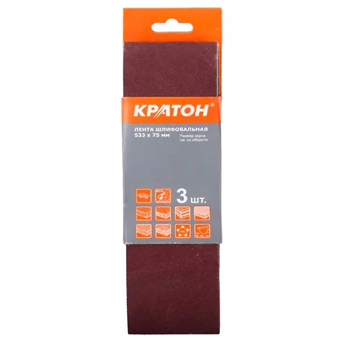 Lenta shlifovalnaya Kraton 686 h 50 mm P80 nabor 3sht_1