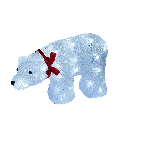 Figura svetodiodnaya «Belyj medved»ULD-M3423-040/STA WHITE IP20 WHITE BEAR 07954_1