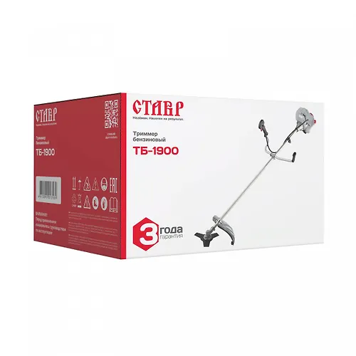 Stavr TB-1900 (komplekt 2up) Trimmer benzinovyj, 1900 Vt/2,5l.s, obem dvigatelya 51,7sm3, shirina ska_4