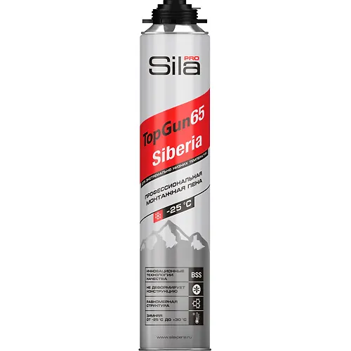Pena montazhnaya prof. SILA Pro TopGun 65 SIBERIA 850 ml_1
