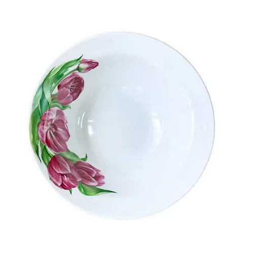 Miska 300 ml Rozovye tyulpany (farfor) , r.4_1