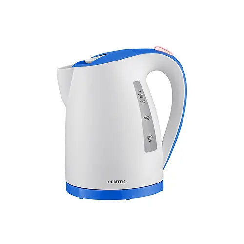 CHajnik Centek CT-0026 White, 1.7 l, 2200 Vt, LED, matovyj korpus, zaschita ot vklyucheniya bez vody_1
