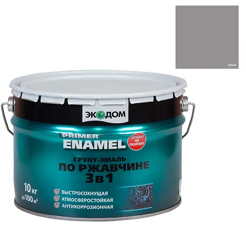 EkoDom Grunt-emal po rzhavchine 3 v1 Seraya (10 kg) (65024)_1