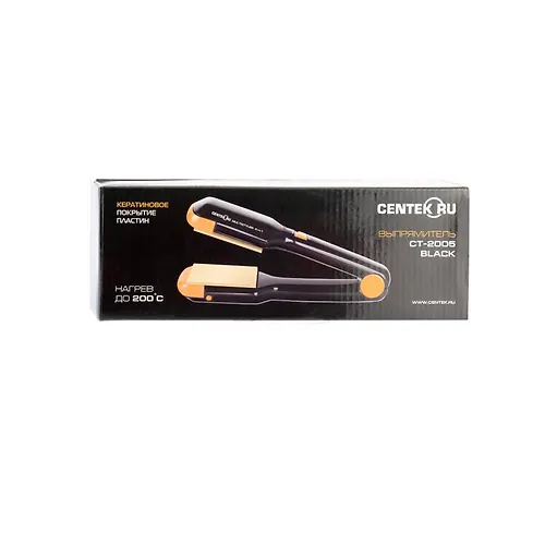 Vypryamitel Centek CT-2005 (Black) 35Vt, gofre, 4 nasadki, LED indikator, shirokie plastiny_4
