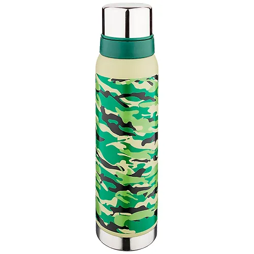 Termos agness s uzkim gorlom i 2-mya kryshkami-chashkami, 1000ml, kolba nzhs 910-101_1