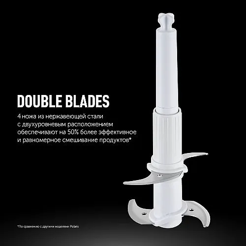 Blender nastolnyj PTB 0435 CordLess (POLARIS), belyj_4