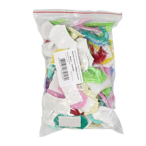 1055 Kryuchok samoklej plastikovyj tsvetnoj novinka_1