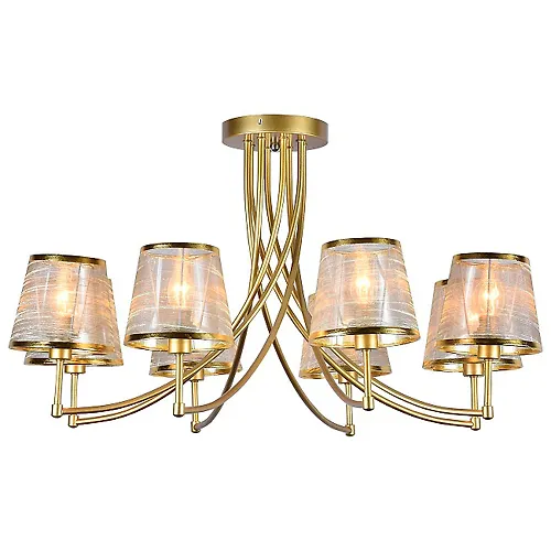 ESCADA Potolochnyj svetilnik Escada 1126/8PL E14*60W Gold_1