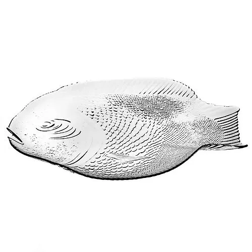 Tarelka iz zakalennogo stekla MARINE 250*360 mm art.10258SLB_1