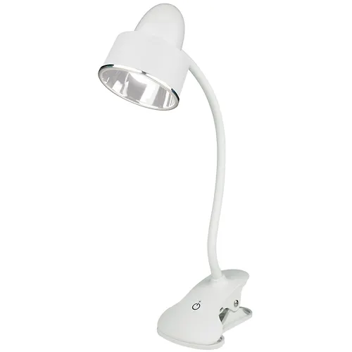 Svetilnik nastolnyj «prischepka», 5W. Sensornyj vyklyuchatel. Belyj. TM UnielTLD-557 Beige/LED/350Lm/_1