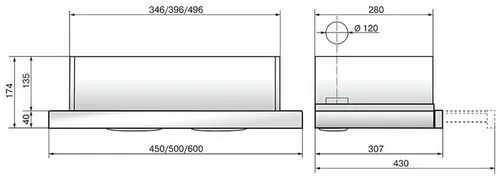 Kuhonnaya vytyazhka Elikor Integra GLASS 50 FRA-T (nerzh/bezhevoe steklo)_2