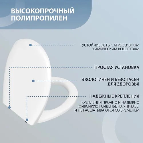 Unitaz podvesnoj Monterey ECO Plus bezobodkovyj s sidenem iz dyuroplasta s mikroliftom_4