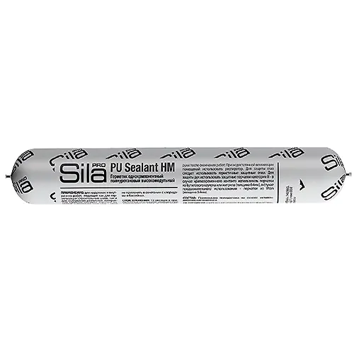 Germetik poliuretanovyj vysokomodulnyj 300 ml. SILA PRO Sealant HM chernyj RAL9004_1