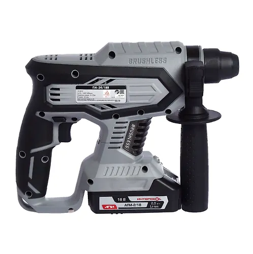 Interskol PA-24/18V akk. perforator Li-ion API (kejs, 2 akkum. 2Ach, ZU) _3