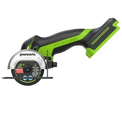 Uglovaya shlifovalnaya mashina akkumulyatornaya Greenworks GD24UCS, 24V, 76 mm, bez AKB i ZU (3402007)_2