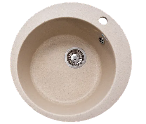 Mojka GranAlliance G-11  (d-490 mm) bezhevaya s sifonom_1