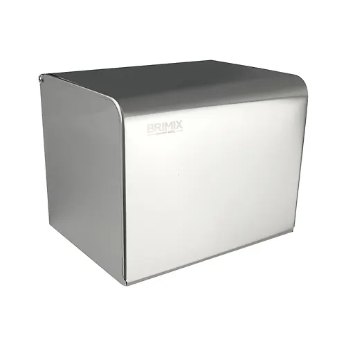 Derzhatel  tualetnoj bumagi zakrytyj korob,  160h135h132 mm iz nerzh BRIMIX 79908_1
