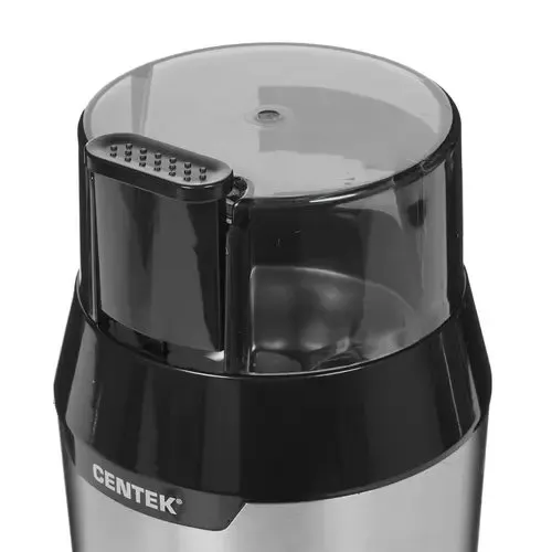Kofemolka Centek CT-1362 (stal), 200Vt,60g,stalnoj stakan,stalnaya chasha,prozrachnaya kryshka_2