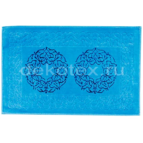 Kovrik dlya v/k CASTAFIORE NATURALE iz 1 sht 60h100sm hlopkovyj REFLEX 12 8 mm (goluboj) 1/20_1