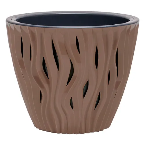Kashpo Vdohnovenie 4,5 l tsvet mokachino KSH-9677_1