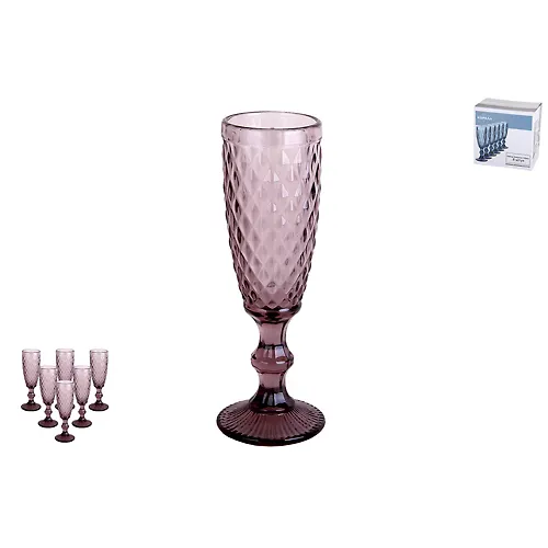Nabor bokalov 1/6 150ml., Gvent fioletovyj GB2604D2805DZS_1
