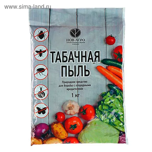 Sredstvo dlya borby s ogorodnymi vreditelyami Tabachnaya pyl, 1 kg art.4720913 g.Ekaterinburg_1