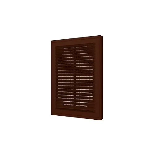 (1520R kor) Reshetka ventilyatsionnaya R razemnaya 150h200 plastik Brown ERA_1
