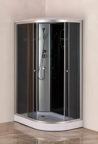 Dush.kabina HD-KU12080LB2L LOW 120x80h215 bez g/m,chern.zadn.stekla,tonir.pered.stekla, niz.pod. 14 sm_2