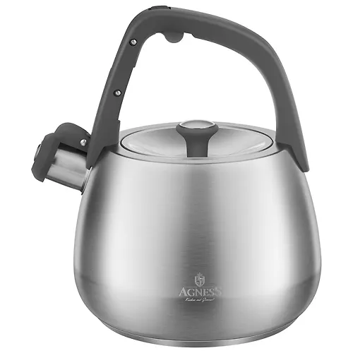 CHajnik agness so svistkom 2,5l, termoakkumuliruyuschee dno, 304 stal, induktsiya 948-1004 948-1004_1