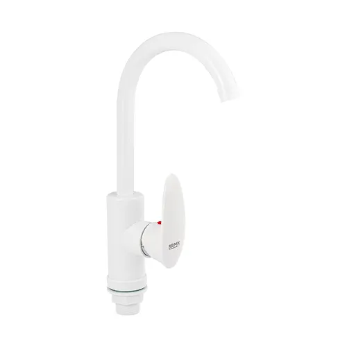 Smesitel na kuhnyu Brimix 5921, bokovoj, sharovyj, iz ABS-plastika, belyj_1