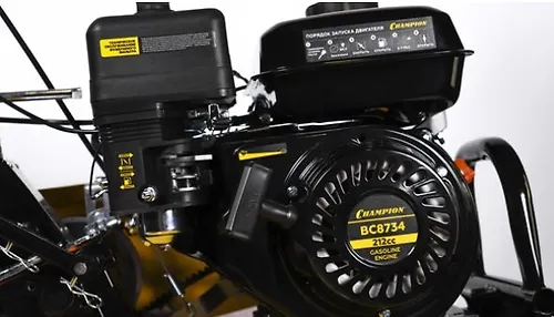 Motoblok Champion BC8734 (7ls 3F/1R 81sm 35sm 3,6l 75kg, kolesa 4/10
