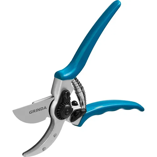 Grinda P-23, 210 mm, usilennye lezviya, zakalennaya stal, alyuminievye kovanye rukoyatki, ploskostnoj sekator_2