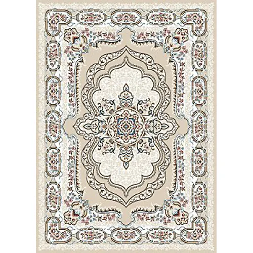 Kover OSCAR 150*300 oval - F060A BEIGE/WHITE_1