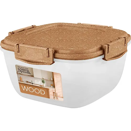 Kontejner dlya produktov Sugar&Spice Wood germetichnyj 1l kvadratnyj SE2243_1