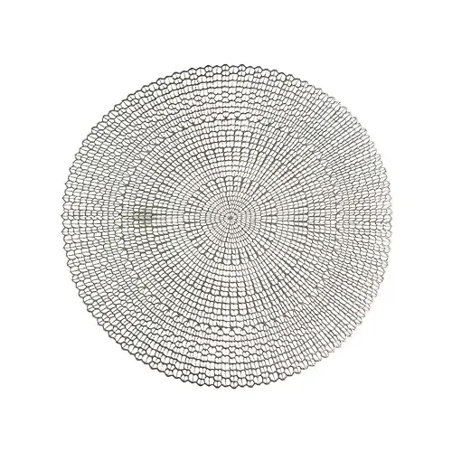 Salfetka dekorativnaya polimer, 40h40 sm, kruglaya, Y4-5456 (407680)_1