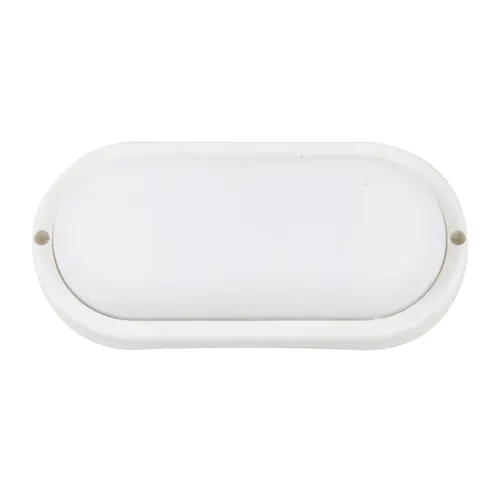 K IP65 WHITE Svetilnik svetodiodnyj vlagozaschischennyj. Oval. Dnevnoj svet (6500K). 158h84 mm. Korpus_1