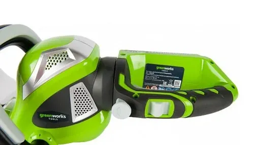 Kustorez akkumulyatornyj Greenworks G40HT61 2200907, 4 A·ch, 40 V, bez AKB i ZU_3