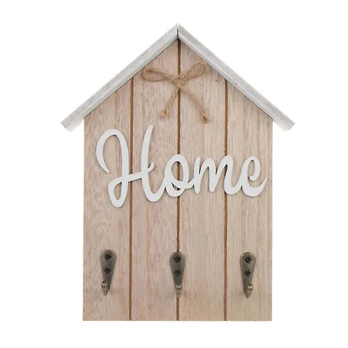 Klyuchnitsa otkrytogo tipa HOME na 3 kryuchka, 16h20 sm, MDF, metall (510-038)_1