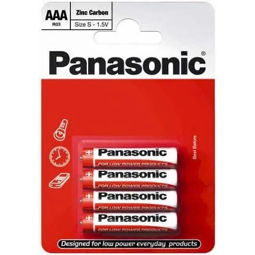 El.pitaniya Panasonic Zinc Carbon R03RZ/4BP R03 BL4_2