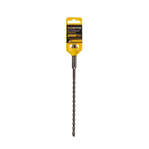 Bur SDS+ 06h210 HIGH SPEED H9019-F06-210 ploskij rezets U spiral Hanskonner_1