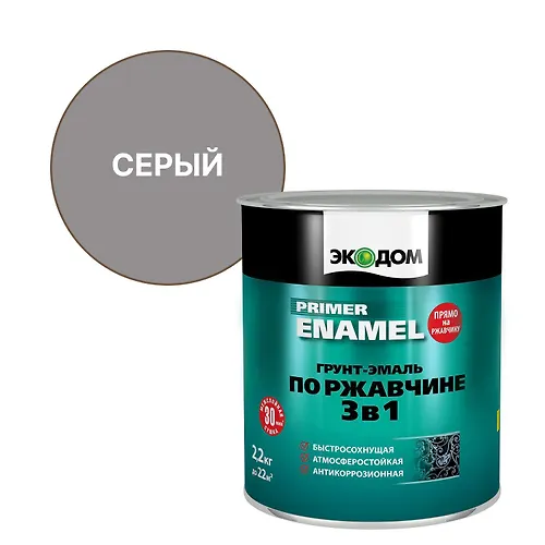 EkoDom Grunt-emal po rzhavchine 3 v1 Seraya (2,2 kg) (65070)_1