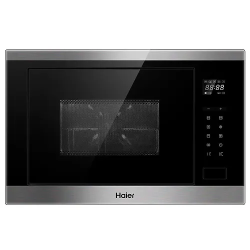 Vstraivaemaya mikrovolnovaya pech Haier HMX-BTG259X, chernaya s serebristym_1