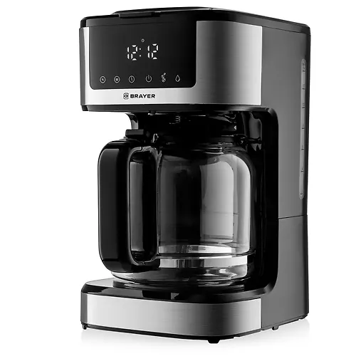 Kofevarka BRAYER 1124BR 900Vt, 1,8l, nejlon.semnyj filtr, shkala, avtootklyuchenie, protivokap.sist_1