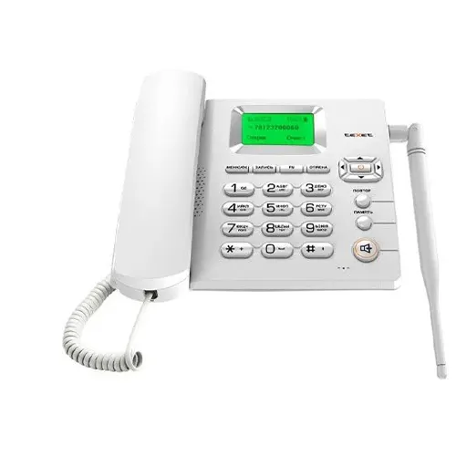 Statsionarnyj sotovyj telefon GSM teXet FX-100 tsvet belyj_1