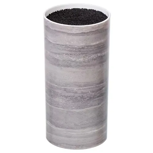 Podstavka dlya nozhej, plastik, tsilindricheskaya, 11h11h22 sm, Y4-7001 (434771)_1